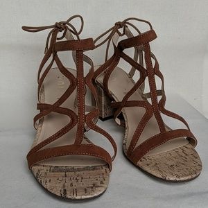 2 FOR $30 ✨ • gladiator cork heels •